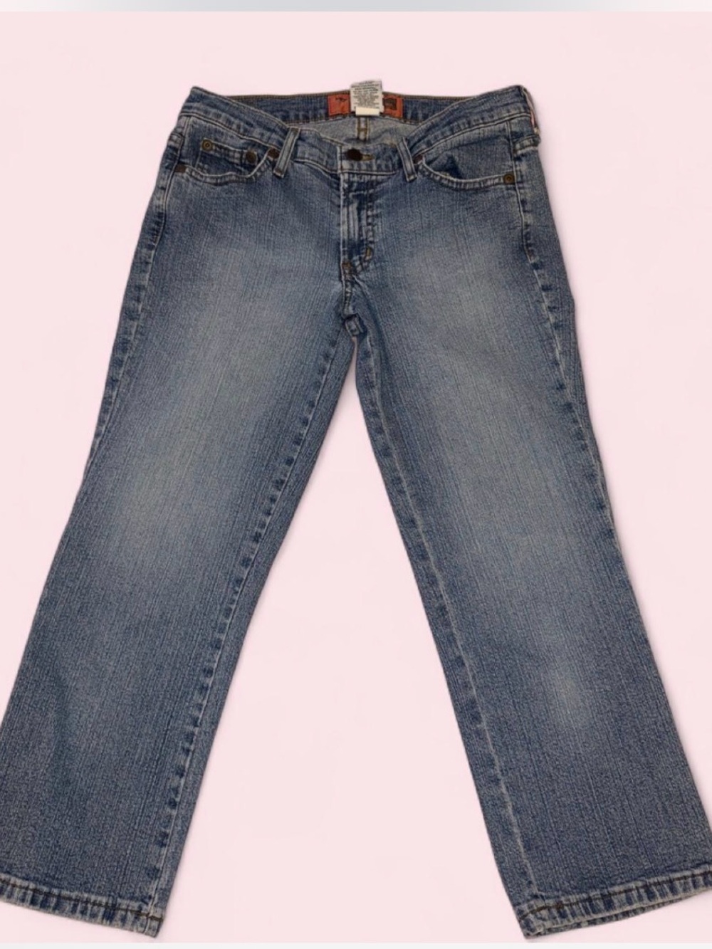 vintage women's Mossimo "Mossissue" low-rise cropped denim jeans